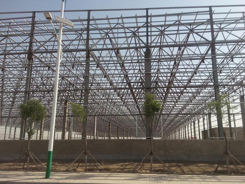 汕尾汽车工业厂房网架